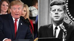 Trump JFK Split
