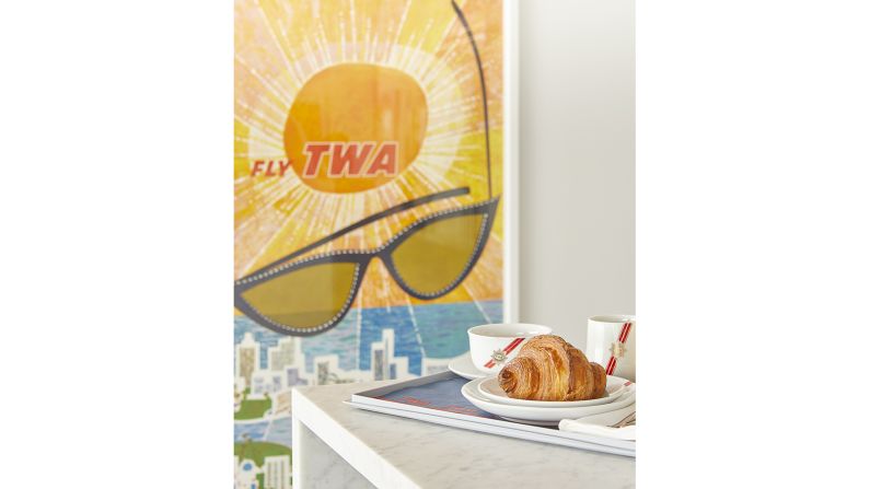 <strong>Great designs</strong>: The stylish new space is a sneak peek at what to expect when the TWA Hotel open its doors -- MCR Development says there are plans to include a museum illustrating how New York became the birthplace of the Jet Age and the Mid-Century Modern design movement.