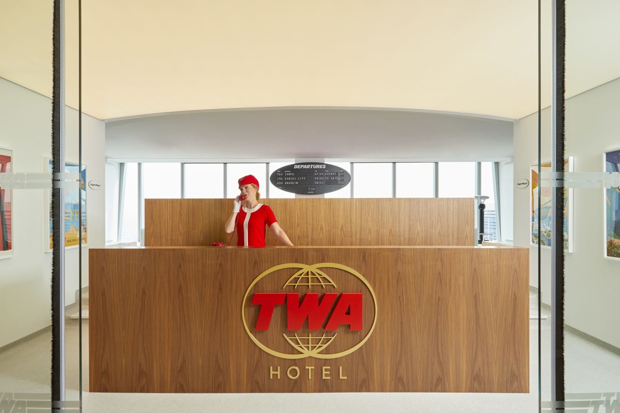 <strong>Retro return</strong>: Aviation fans have been eagerly awaiting the opening of the TWA Hotel at New York's JFK International Airport. The luxurious new hotel will restore the landmark Eero Saarinen terminal back to its vintage glory.