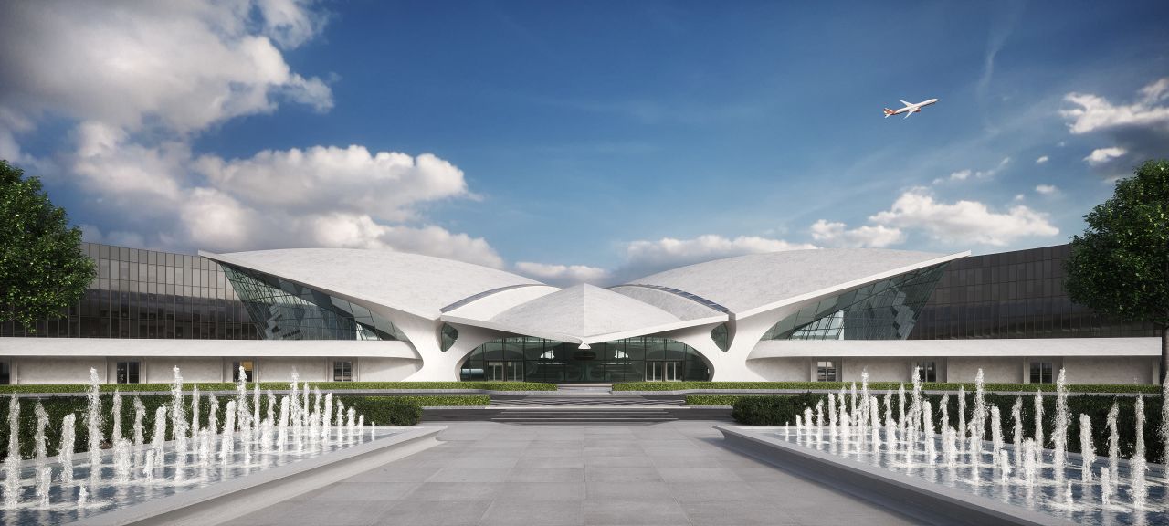 <strong>Future delights</strong>: The TWA Hotel won't open its doors until 2019, but there's plenty to look forward to when it does: "The new hotel connected to the historic Flight Center will feature 505 guest rooms, 50,000 square feet of event space, a rooftop pool and observation deck, and a museum devoted to the 1960s," says Morse.