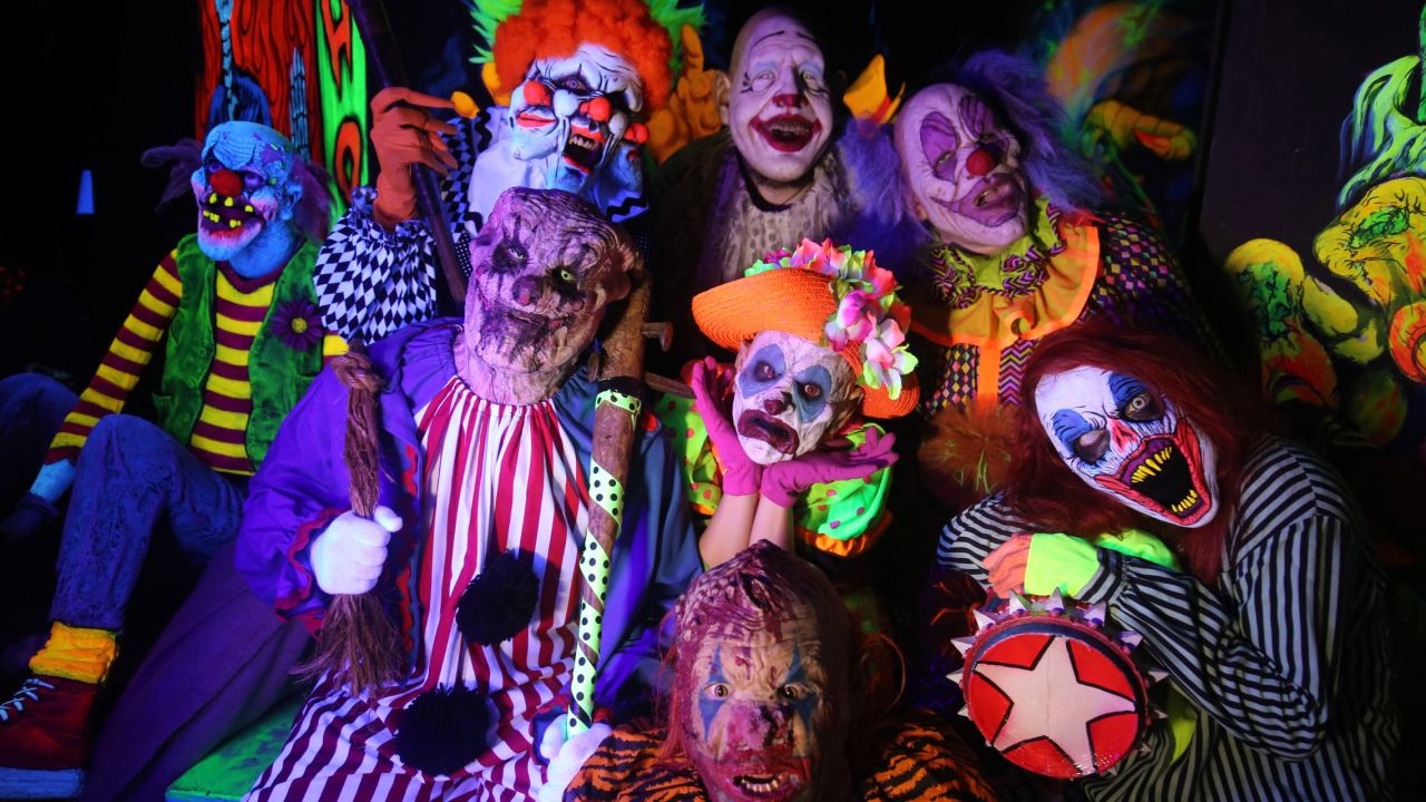 <strong>Netherworld Haunted House </strong>(Stone Mountain, Georgia): Ah, there's no reason to be scared -- they're just clowning around at Netherworld Haunted House. It has a new location in Stone Mountain.