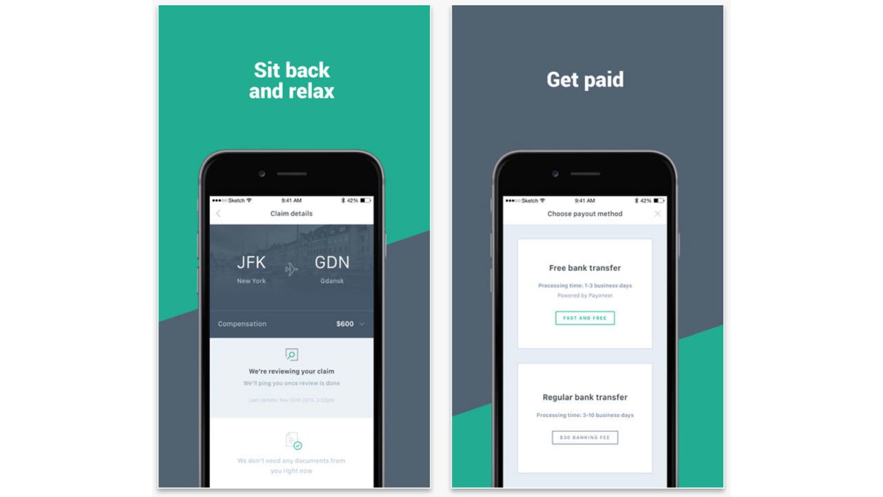 <strong>AirHelp: </strong>If<strong> </strong>you have a travel "flightmare" you can input your airline ticket info into the app and it will file a compensation claim for you. If your claim is successful, the app will automatically transfer your funds into your account.