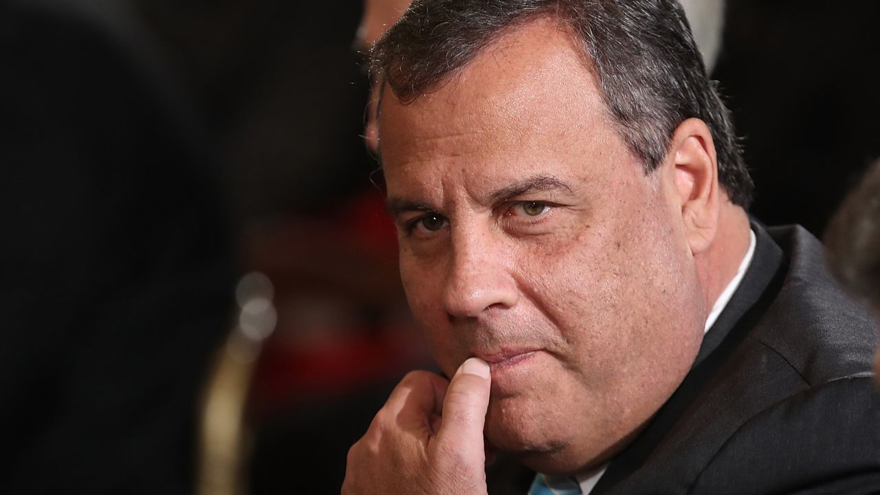 WASHINGTON, DC - OCTOBER 26: New Jersey Gov. Chris Christie attends an event where U.S. President Donald Trump spoke on the opioid crisis in the U.S. October 26, 2017 in Washington, DC. Trump plans to authorize the Department of Health and Human Services to declare a nationwide public health emergency in an effort to reduce the number of opioid overdose deaths across the nation. (Photo by Win McNamee/Getty Images)