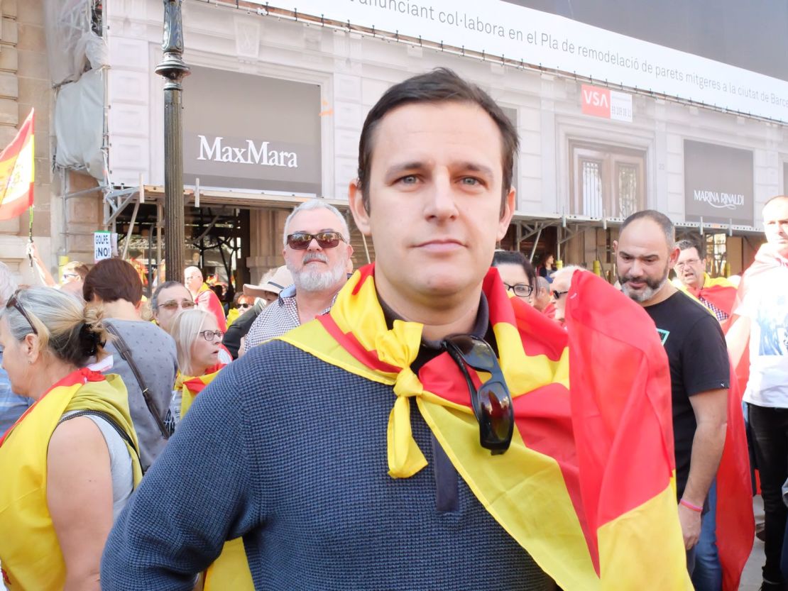 Moises Santos, 37, said he feared the independence bid would cause problems for the Catalan people for years to come.