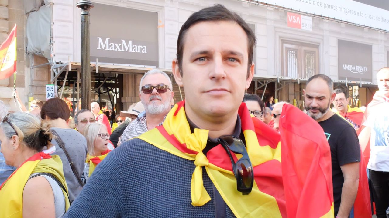 Moises Santos, 37, said he feared the independence bid would cause problems for the Catalan people for years to come. 