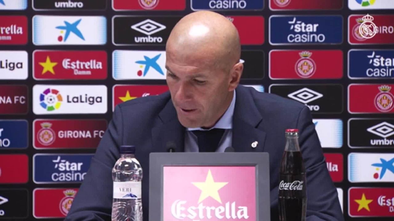 Zinedine Zidane is arguably experiencing his first test as Real coach.