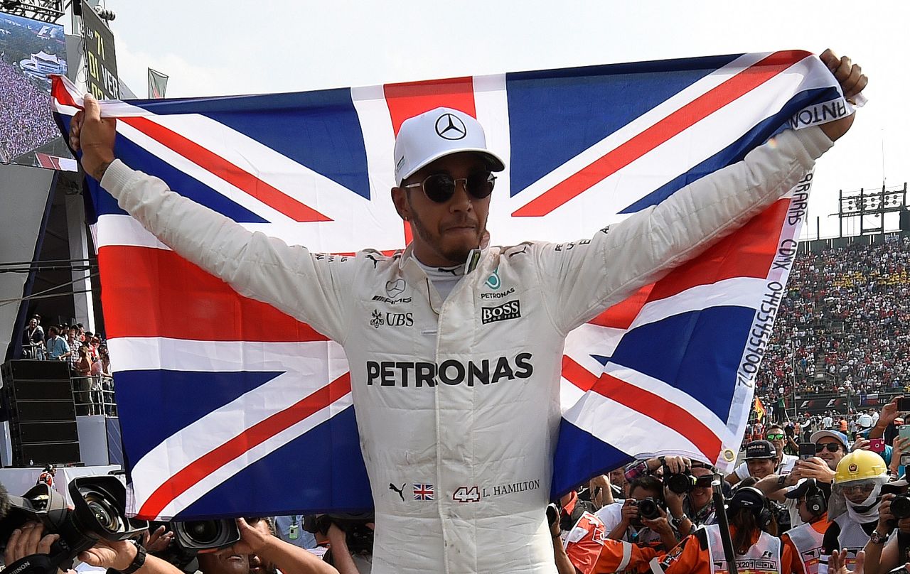 Lewis Hamilton wins the 2017 world championship to claim his fourth F1 title. The Mercedes driver finished ninth to secure the two points he needed to guarantee Vettel could not catch him in the last two races. After the two collided at the start of the race, Vettel fought back to eventually finish second behind Red Bull's Max Verstappen. Hamilton was ninth. Verstappen's third F1 win was overshadowed by the towering achievements of Hamilton who became the most successful British driver of all time and only the fifth man in F1 history to win four world championships. <br /><br /><strong>Drivers' title race after round 18</strong><br />Hamilton 333 points<br />Vettel 277 points<br />Bottas 262 points