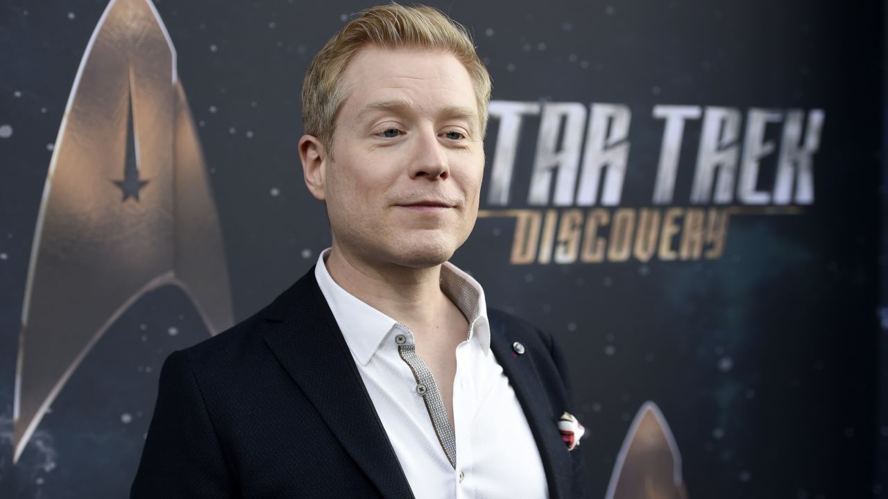 Anthony Rapp at the premiere of the TV series "Star Trek: Discovery" in Los Angeles on September 19.