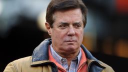 Former Donald Trump presidential campaign manager Paul Manafort is seen in October 2017 in the Bronx borough of New York City. (Photo by Elsa/Getty Images)