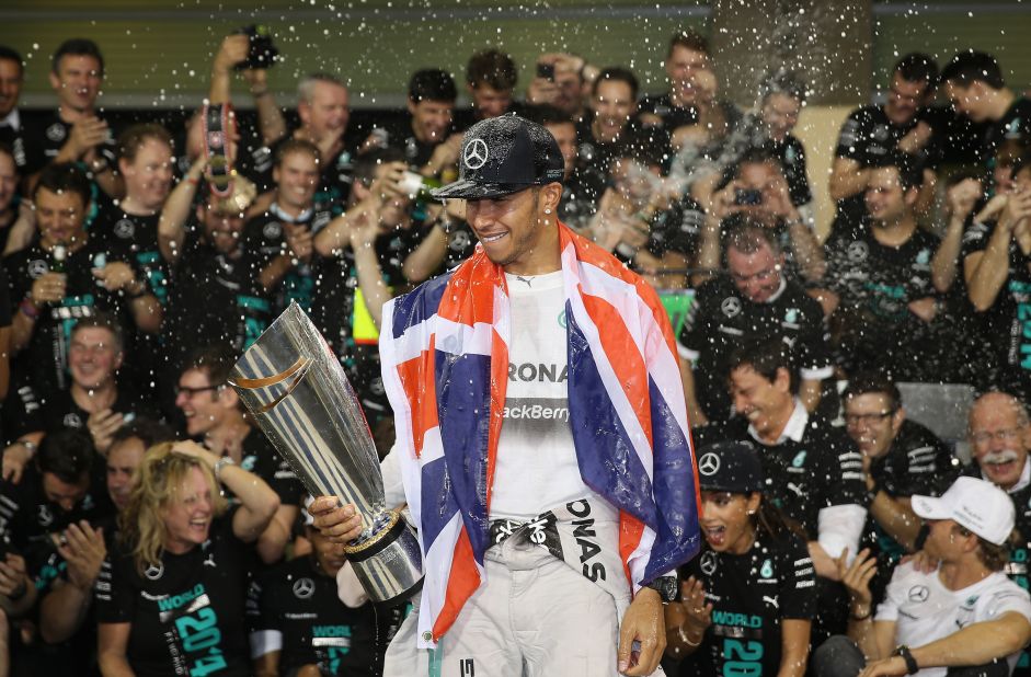 The previous year, he won his second drivers' championship, beating Mercedes teammate Nico Rosberg at the final race of the season in Abu Dhabi.  