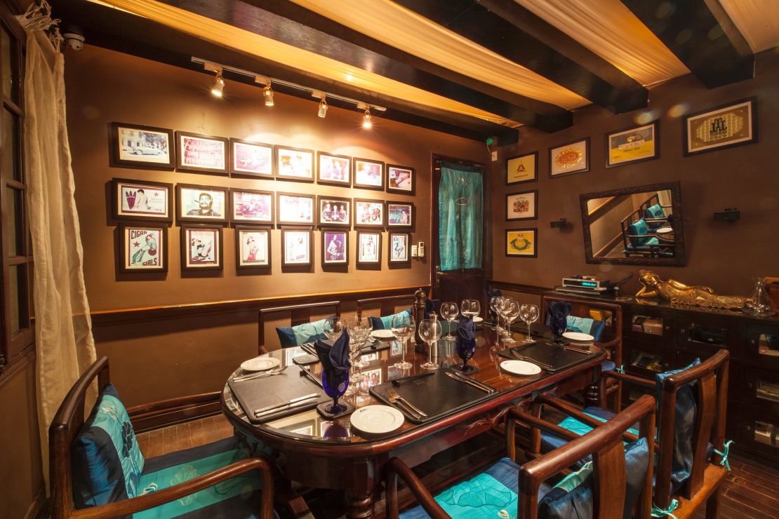 Inside Don's Bistro.