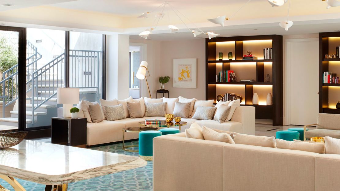 The London West Hollywood offers this Vivienne Westwood-designed penthouse suite.