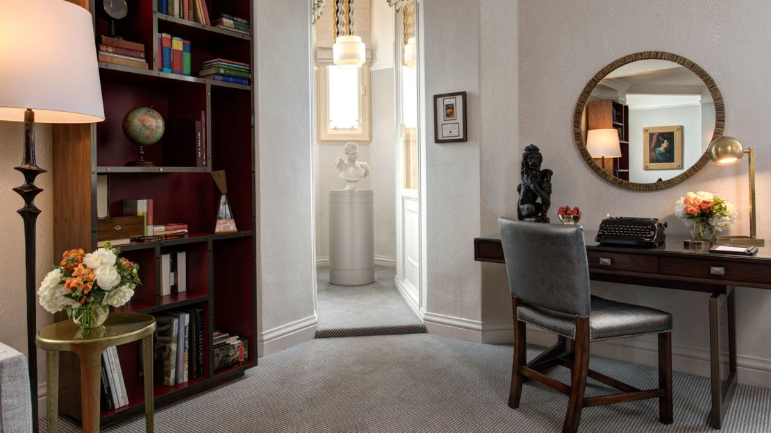 One time guest J.K. Rowling is the inspiration behind this room at The Balmoral in Edinburgh.