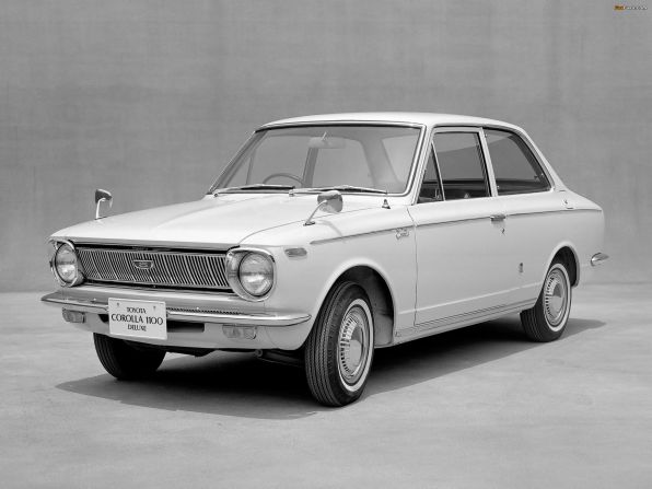 In contrast to the limited-run 2000GT, Toyota's Corolla has become the best-selling car badge of all time, with more than 44 million produced since this first edition in 1969.