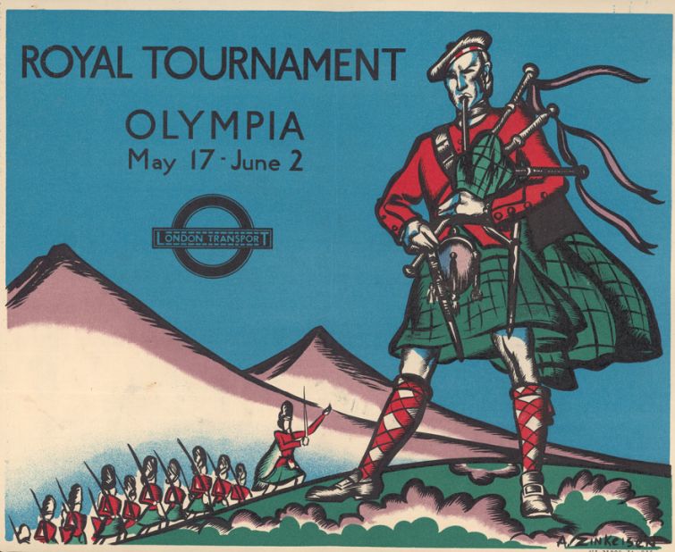 A poster for the Royal Tournament, Olympia. 
