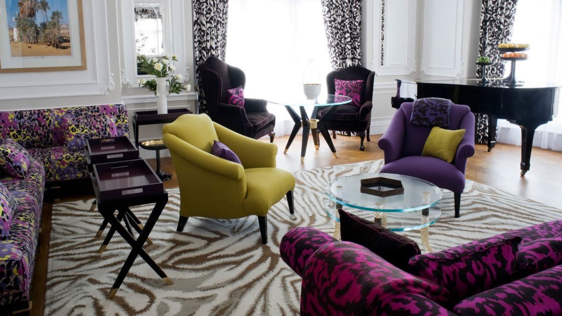 Diane von Fürstenberg is the designer behind the Piano Suite at Claridge's in London.