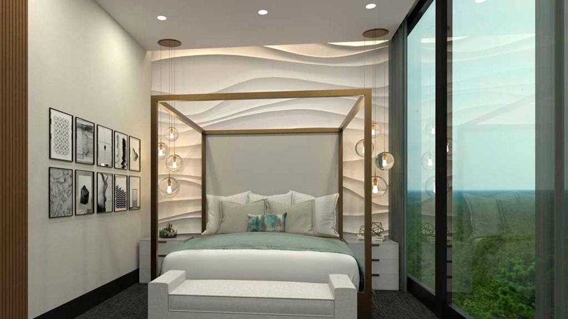 This suite at the newly opened Hotel at Midtown was dreamed up by Venus Williams.