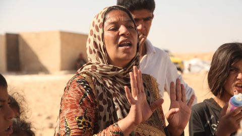 Najah pulled a knife on an ISIS fighter when he tried to take her 15-year-old daughter as his bride. 