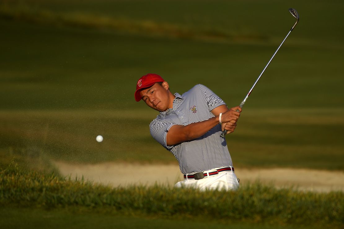 Norman Xiong was part of the 2017 U.S. Walker Cup team that beat Great Britain and Ireland 19-7