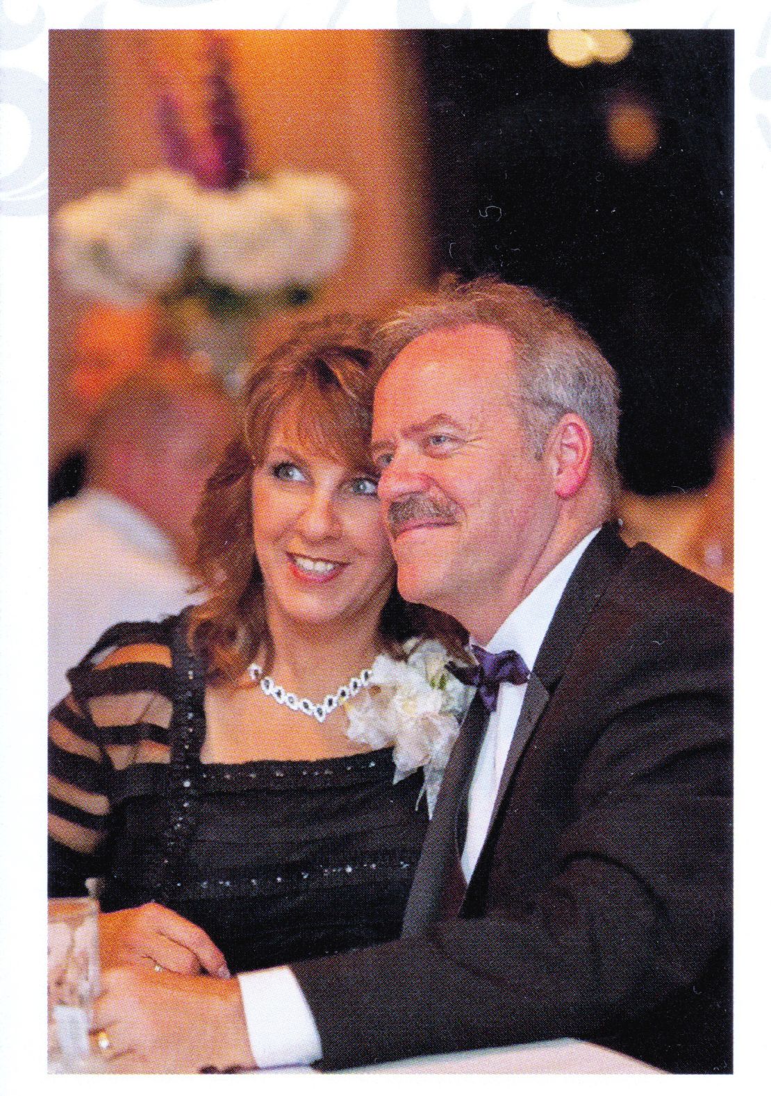 Jim and Leeanne Mills at the 2014 wedding of their daughter. Leeanne Mills died in hospice care in August 2016.