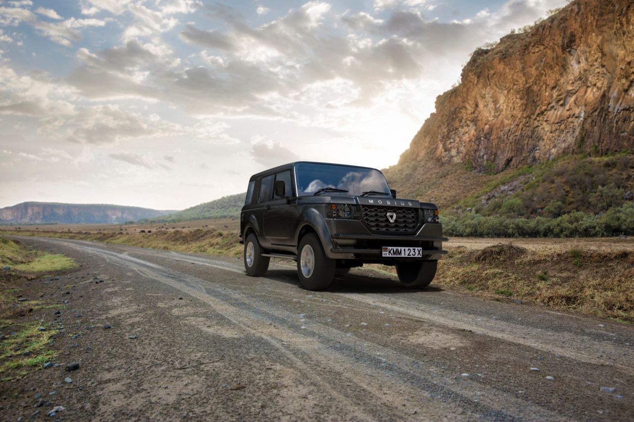 Mobius Motors's new SUV aims to provide a luxury, but robust driving experience for the African market. The starting price is $12,500. Their manufacturing center is in Nairobi. 