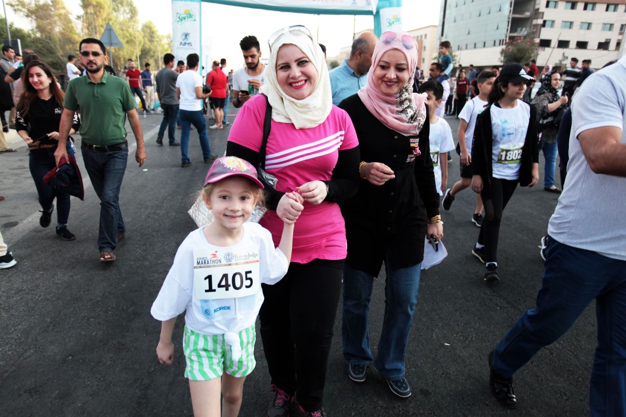 Organizers said 20% of participants were female.