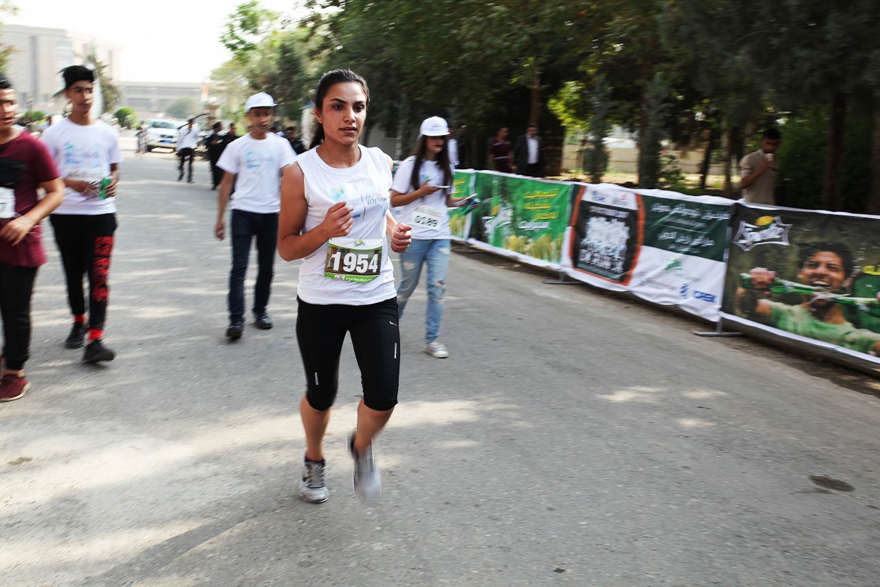 The annual Erbil International Marathon took place on Friday, October 27. The full 42km race, however, was canceled, with only the 5km and 10km events going ahead, due fighting between federal Iraqi forces and the Kurdish Peshmerga close to the city.