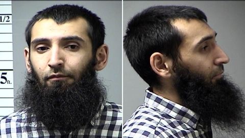 Photos of Sayfullo Saipov taken in October 2016 after an arrest in St. Charles County, Missouri.