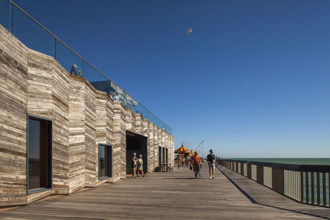 The pier is located in the seaside town of Hastings, on England's south coast.