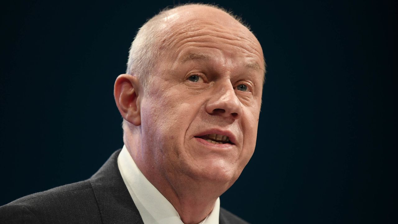 First Secretary of State Damian Green photographed at the annual Conservative Party conference on October 1 in Manchester, England.