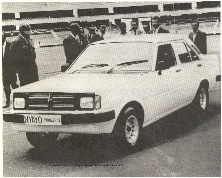 Arguably Africa's first homegrown produced car, Nyayo Car was founded in 1986 by the Kenyan government who had big ambitions for the country's car industry. The project never really got off the ground. The prototype cars did however, it's claimed, have top speeds of 120 km per hour. 