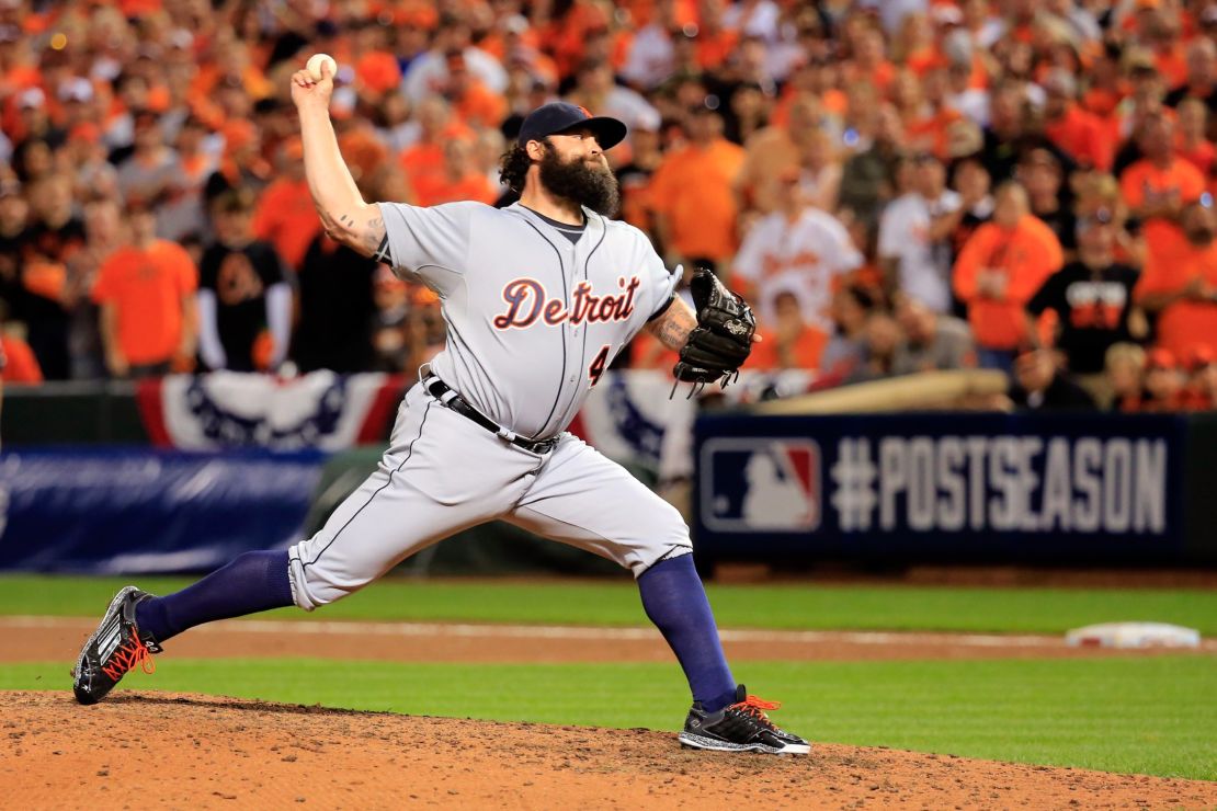 Former Detroit Tigers pitcher Joba Chamberlain suffered a life threating ankle injury on a trampoline.