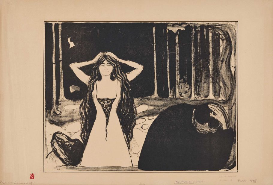 "Asche II (Ashes II)" (1899) by Edvard Munch 