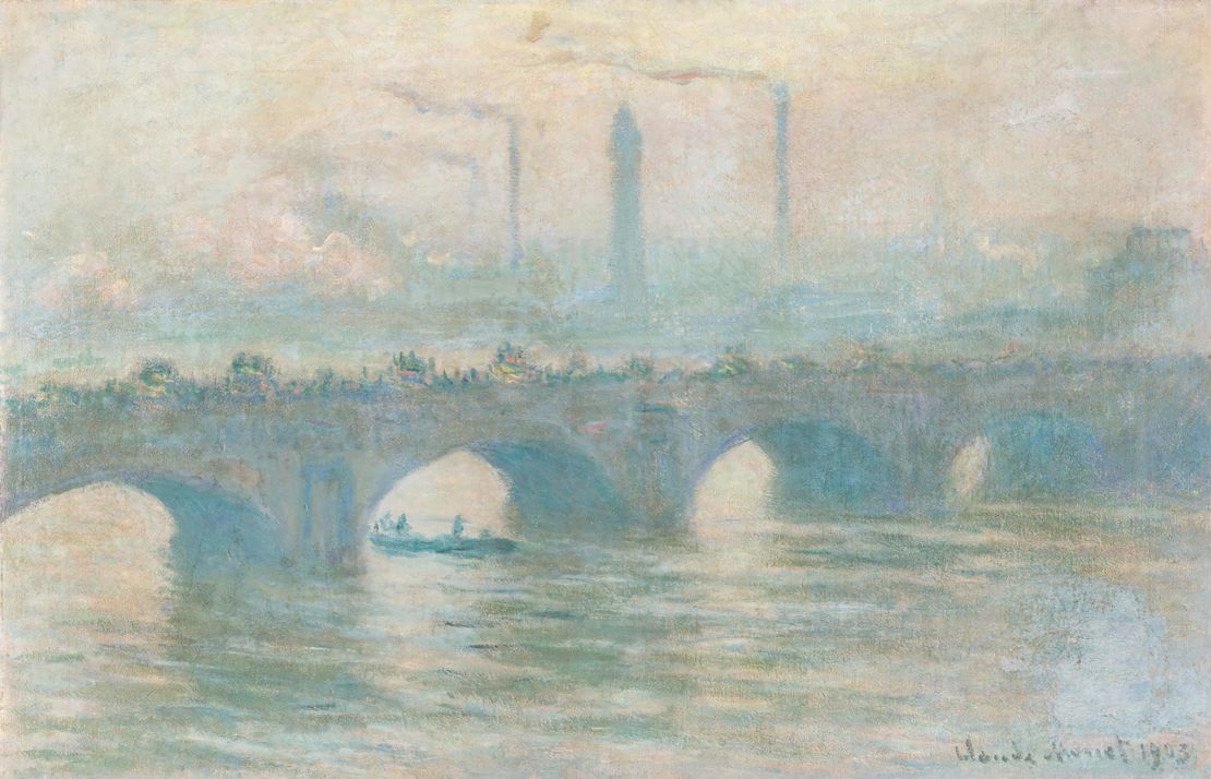 Many of the works on display in Bonn are fascinating due to the quality of the art as well as "the human history behind them," said co-curator Rein Wolfs, such as Claude Monet's Waterloo Bridge.