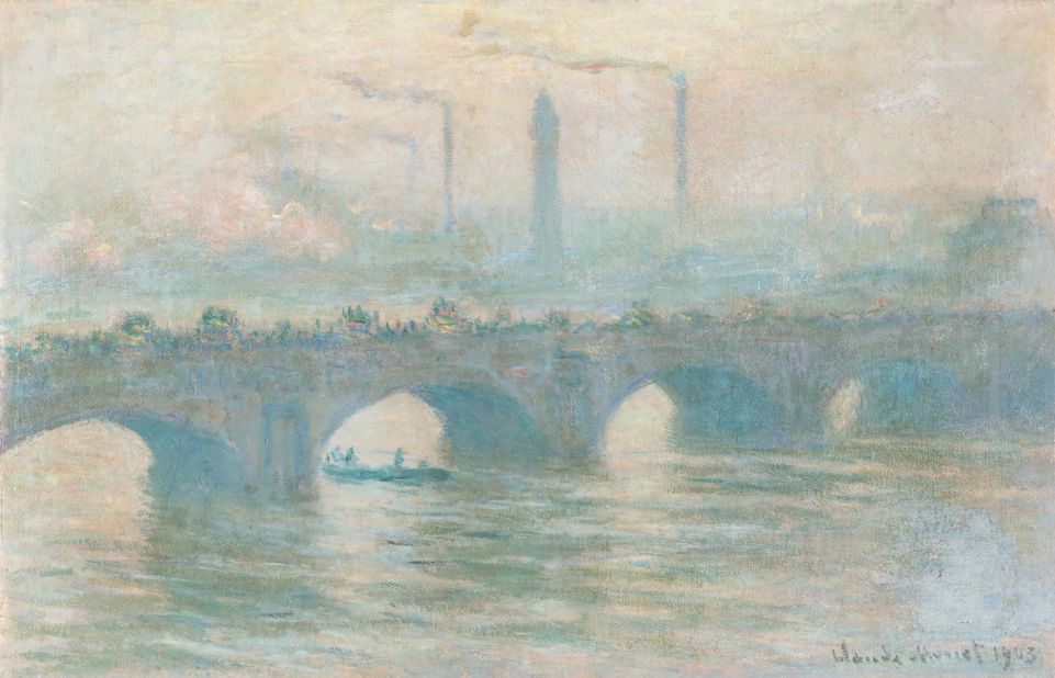"Waterloo Bridge" (1903) by Claude Monet