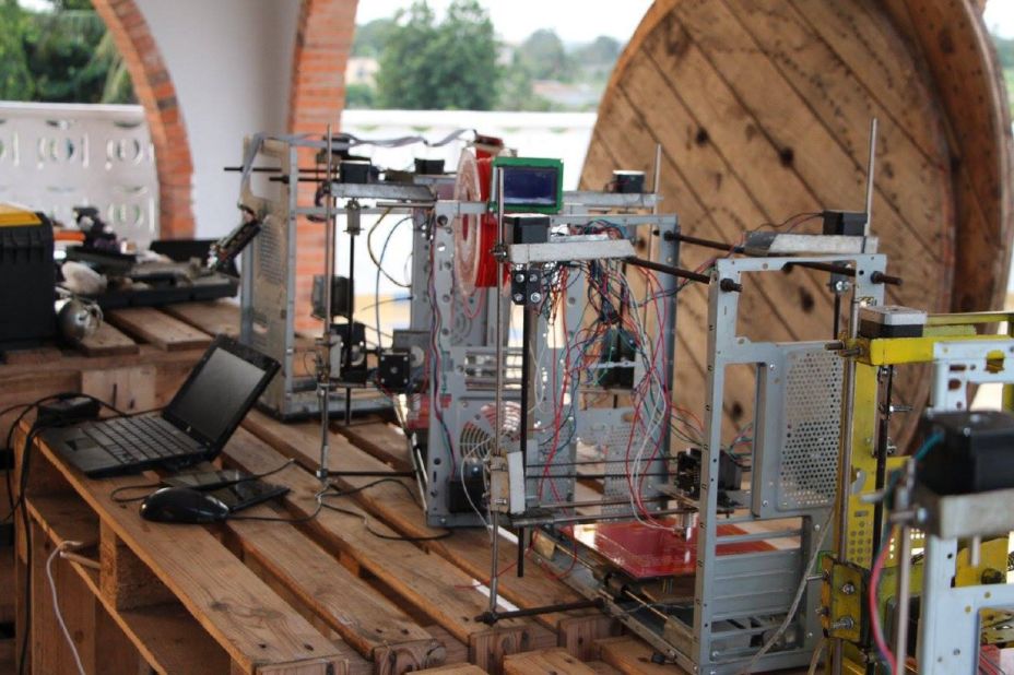 3D printing is gaining traction in Africa. In 2013, <a href="http://edition.cnn.com/2017/11/28/africa/3d-printer-electronic-waste/index.html" target="_blank">WoeLabs</a> tech hub in Togo made the first "Made in Africa" 3D printer from e-waste. They want to use the 3D printer to revolutionize Africa. They're starting by putting a machine in every school within 1km of the workshop. Buni Hub is another tech center, based in Tanzania, that is building 3D printers. 