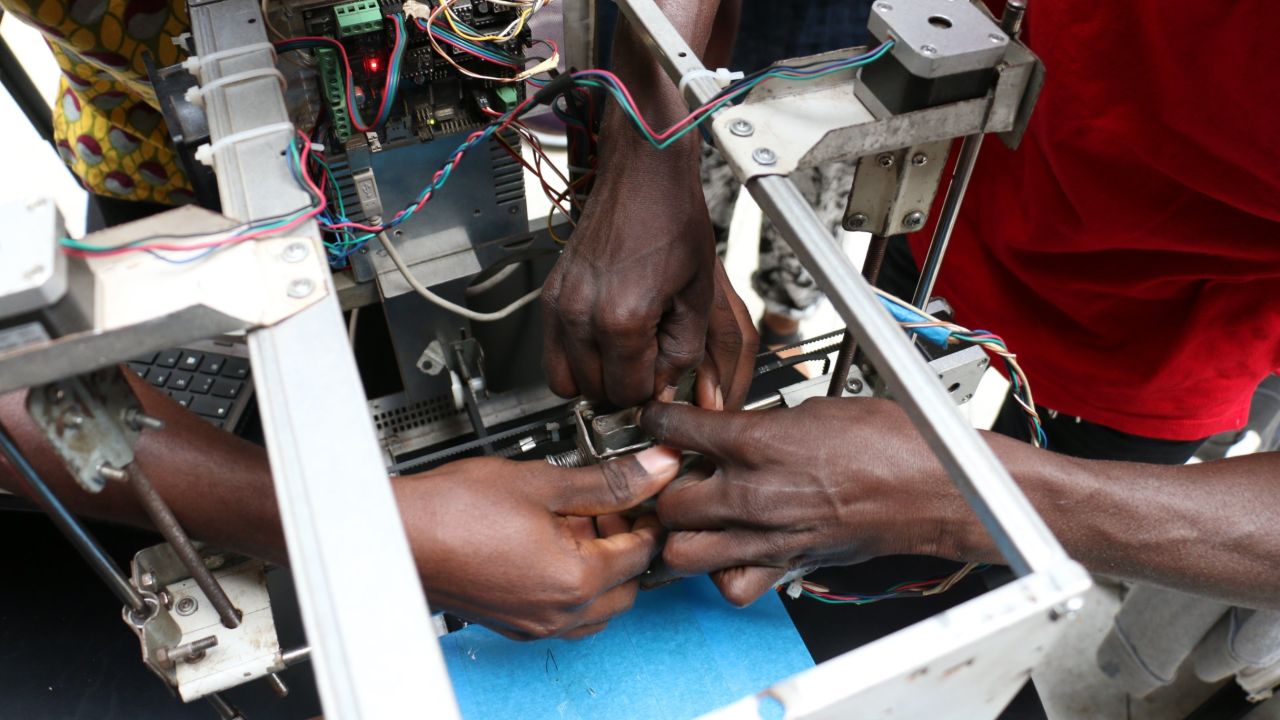 The model was created as part of a collaborative project at the hub.