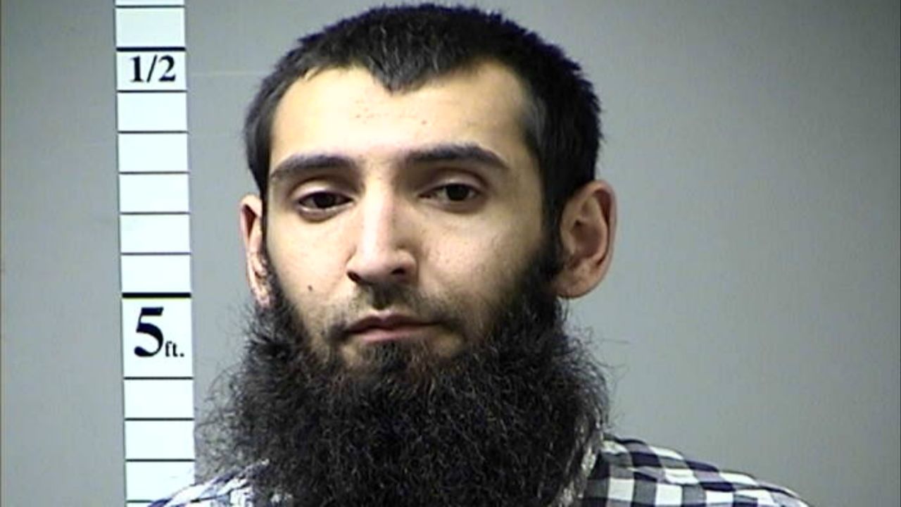 MISSOURI - In this handout photo provided by the St. Charles County Department of Corrections, Sayfullo Saipov poses for a booking photo after a previous arrest in Missouri. Saipov was arrested after allegedly driving a pickup truck on a bike path in lower Manhattan, killing 8 peple and injuring 12 on October 31, 2017. (Photo by St. Charles County Department of Corrections via Getty Images)