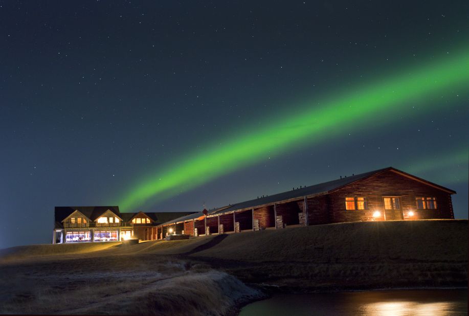 <strong>Hotel Rangá: </strong>Although it's conveniently located just two hours from Iceland's main airport, this hotel is still far enough removed from the city to offer excellent northern lights viewing.