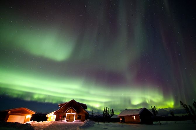 <strong>Northern Lights Resort & Spa:</strong> At this resort in the Yukon of Canada, you won't just have the chance to see the northern lights -- you'll get to chase them, Iditarod-style.