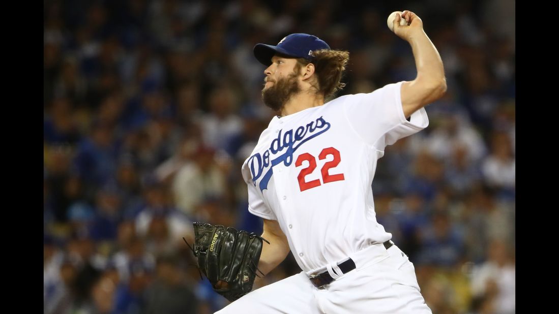 Kershaw, the Dodgers' ace, came into the game in the third inning and threw four shutout innings.