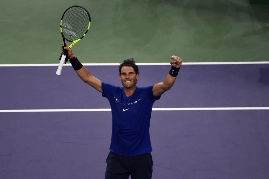 By contrast, 49 men have won at least $1 million on tennis' ATP World Tour this season. Reigning French Open and US Open champion Rafael Nadal leads the money list with $12.6 million in on-court earnings