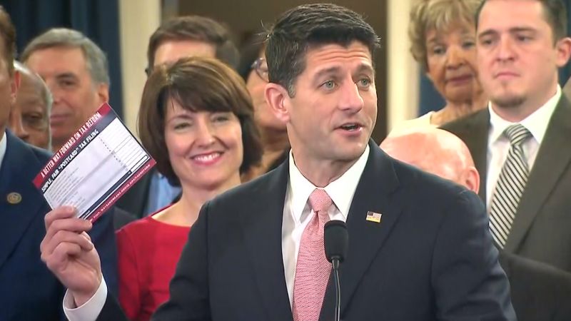 Republican Tax Plan Read The Bills Full Text Cnn Politics