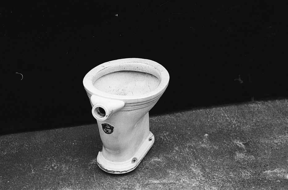 A prototype of the first TOTO toilet.