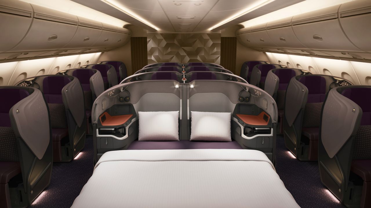 Double the luxury: Singapore Airline's new Business Class beds and Suites.