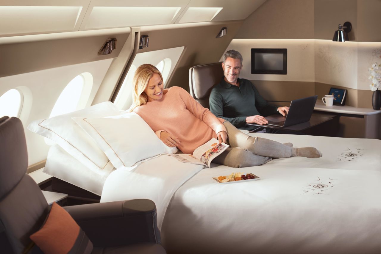 <strong>Singapore to Sydney -- Singapore Airlines: </strong>The first ever commercial voyage on an A380 aircraft was from Singapore to Sydney. Today, it's still a great route -- plus the First Class suites, pictured, are pretty swanky.