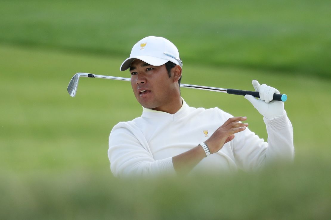 Matsuyama has played in three Presidents Cups for the International team. 