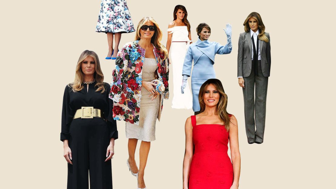 RESTRICTED Melania Trump fashion message