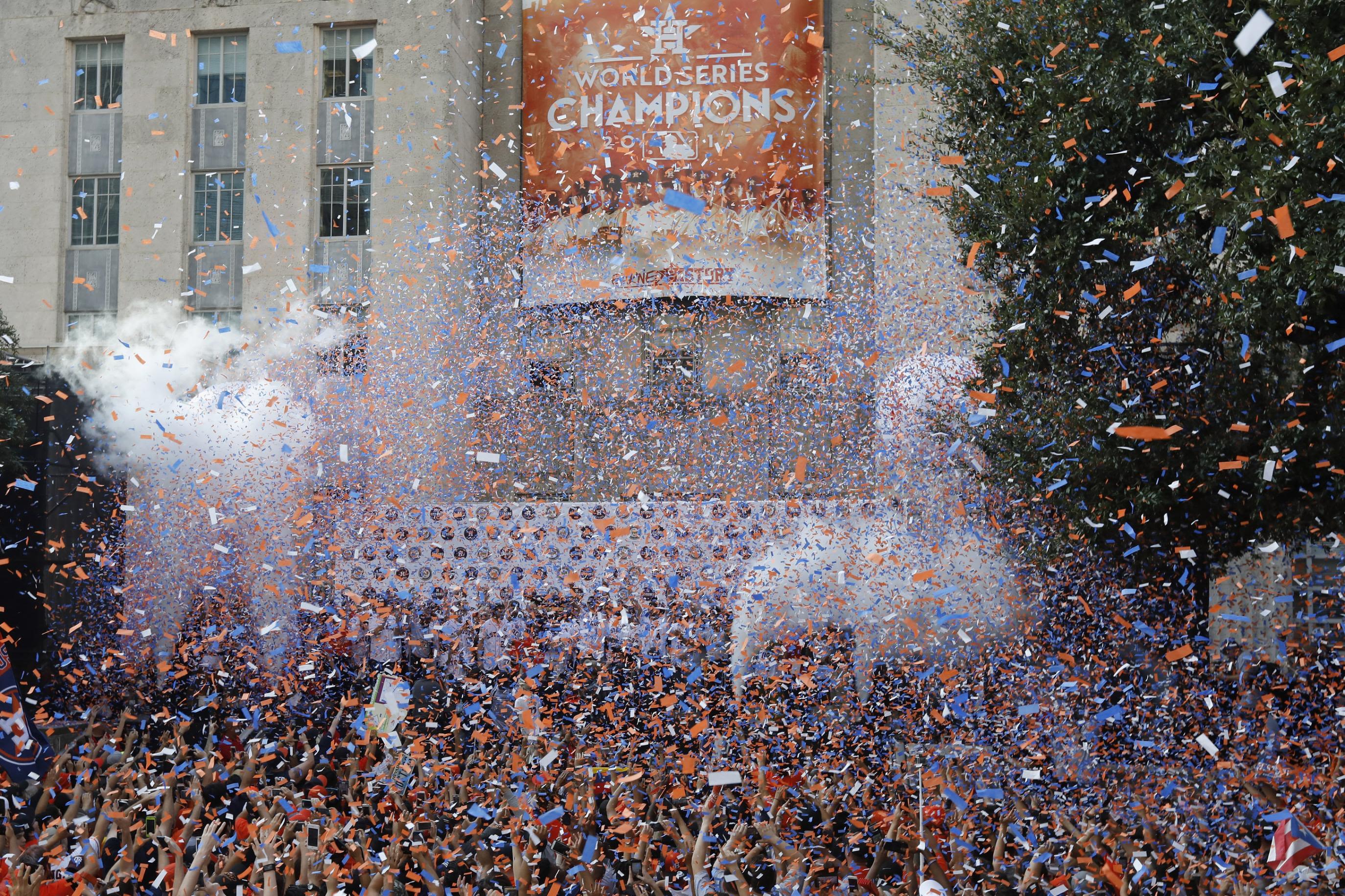 Houston Astros World Series Victory Parade to be held Nov. 7