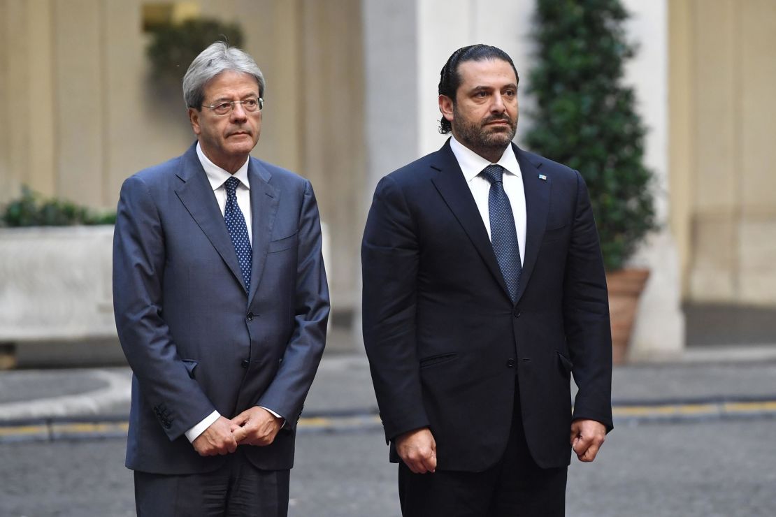 Former Lebanese PM Saad Hariri, pictured in October.
